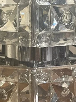 Clearance Pamono Swarovski Cut Glass Pendant Lamps, 1970s, Set of 5