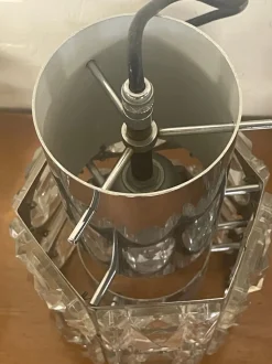 Clearance Pamono Swarovski Cut Glass Pendant Lamps, 1970s, Set of 5