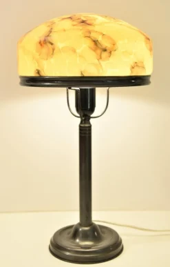 Clearance Pamono Swedish Art Deco Grace Period Table Lamp by Karlskrona Lampfabrik, Sweden