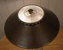 Discount Pamono Swedish Brass and Teak Table Lamp by Boréns, 1940s