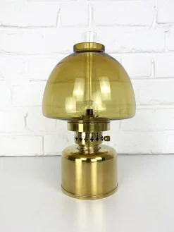 Outlet Pamono Swedish brass Oil Light by Hans-Agne Jakobsson for AB Markaryd, 1960s