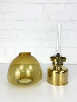 Outlet Pamono Swedish brass Oil Light by Hans-Agne Jakobsson for AB Markaryd, 1960s