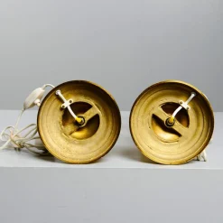 Discount Pamono Swedish Brass Table Lamps in the style of Stilarmatur, 1960s, Set of 2