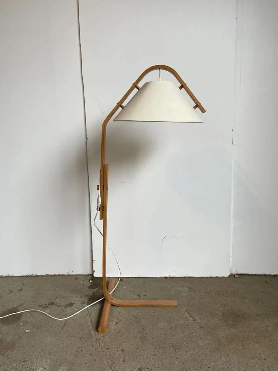New Pamono Swedish Floor Lamp by Jan Wickelgren, 1950s