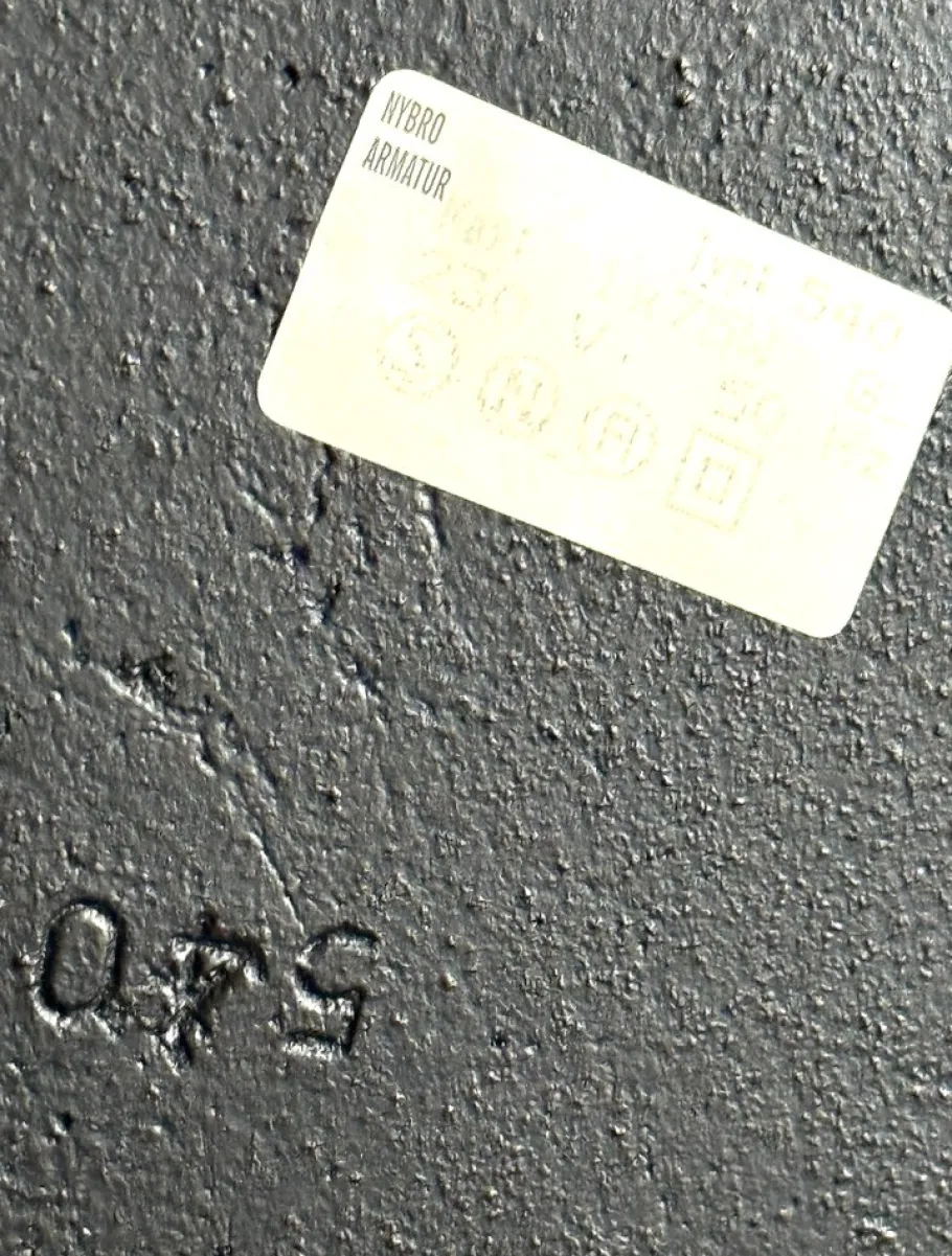 Best Pamono Swedish Floor Lamp from Nybro Armaturfabrik Nafa, 1970s