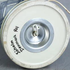 Outlet Pamono Swedish Floor Lamp in Hand Painted Ceramic and Brass by Rigmor Nielsen for Soholm, 1960