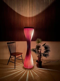 Hot Pamono Swedish Floor Lamp in Pine by Hans-Agne Jakobsson for Ab Markaryd, 1960s