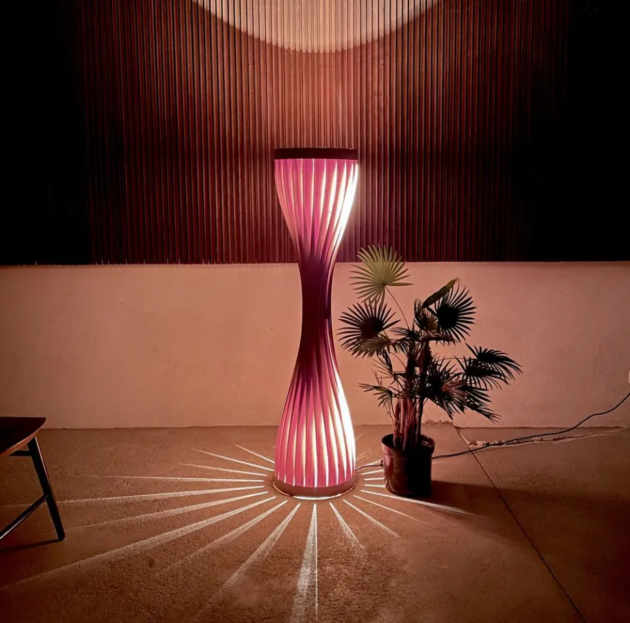 Hot Pamono Swedish Floor Lamp in Pine by Hans-Agne Jakobsson for Ab Markaryd, 1960s