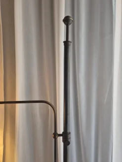 New Pamono Swedish Grace Art Deco Floor Lamp in Bronze from Cebe, 1930s