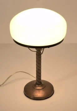 Best Pamono Swedish Grace Copper Table Lamp by Harald Notini for Böhlmarks Lampfabrik Stockholm