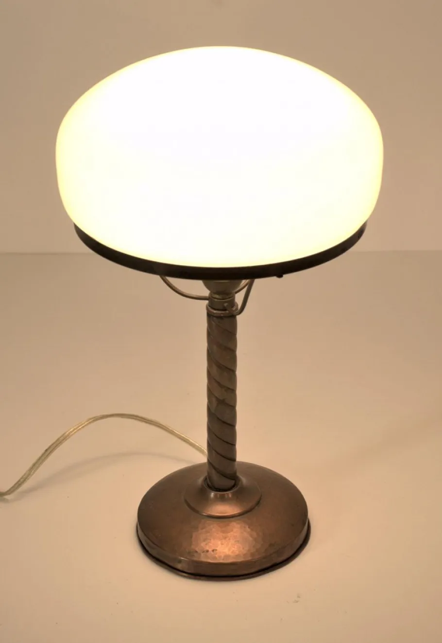 Best Pamono Swedish Grace Copper Table Lamp by Harald Notini for Böhlmarks Lampfabrik Stockholm