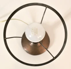 Best Pamono Swedish Grace Copper Table Lamp by Harald Notini for Böhlmarks Lampfabrik Stockholm