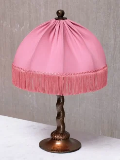 Pamono Swedish Hammered Copper Table Lamp by Harald Notini for Böhlmarks, 1920s