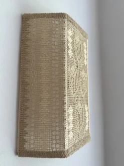 New Pamono Swedish Handmade Crocheted Textile Wall Lamp with Tulip Pattern, 1960s