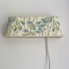 Discount Pamono Swedish Handmade Textile Wall Lamp in the style of William Morris Style, 1960s