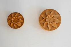 Hot Pamono Swedish Handmade Wooden Sconces, Set of 2