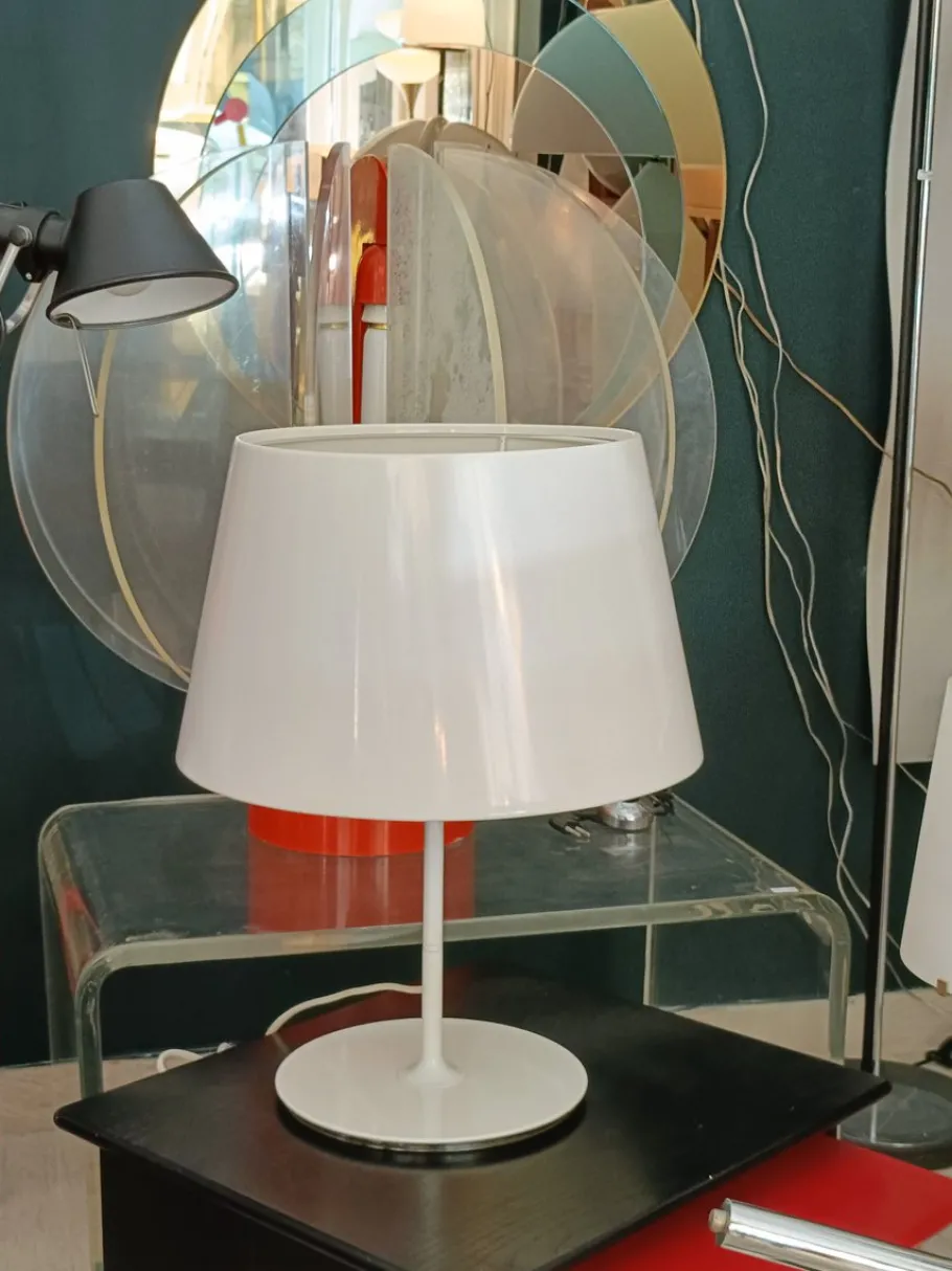 Hot Pamono Swedish Kulla White Table Lamp from Ikea, 1990s