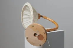 Pamono Swedish Modern Birch Table Lamp from Markslöjd Kinna, 1960s