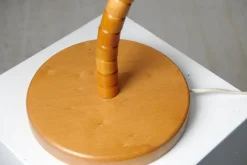 Pamono Swedish Modern Birch Table Lamp from Markslöjd Kinna, 1960s