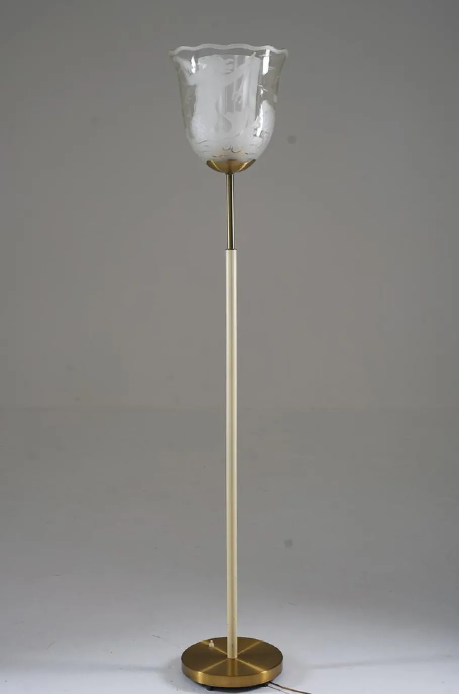 Sale Pamono Swedish Modern Floor Lamp attributed to Bo Notini for Glössner, 1940s