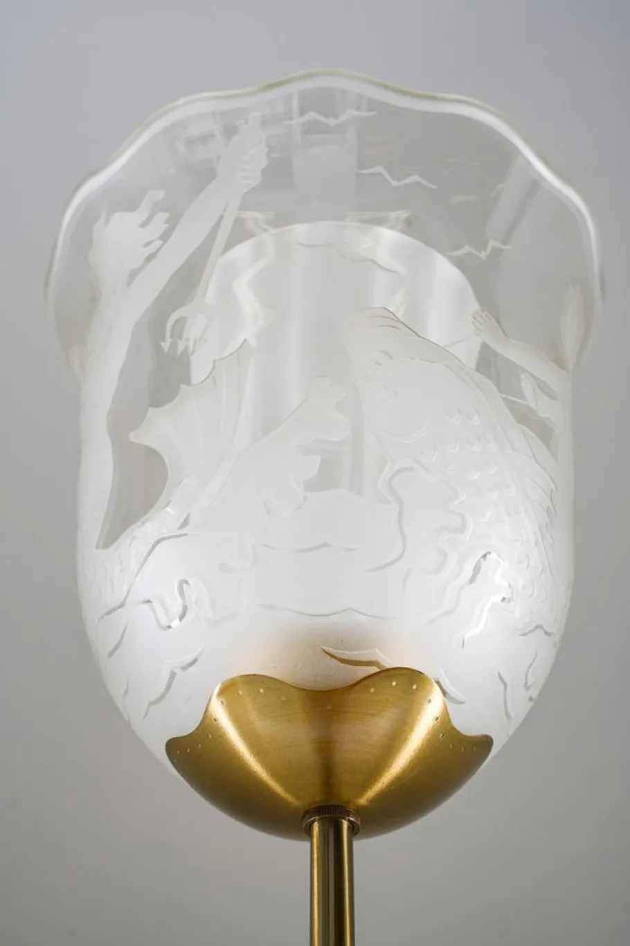 Sale Pamono Swedish Modern Floor Lamp attributed to Bo Notini for Glössner, 1940s