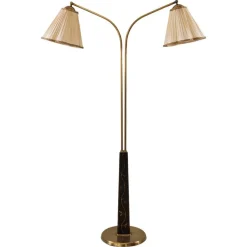 Hot Pamono Swedish Modern Floor Lamp attributed to Tor Wolfenstein for Ditzingers, 1940s