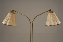 Hot Pamono Swedish Modern Floor Lamp attributed to Tor Wolfenstein for Ditzingers, 1940s