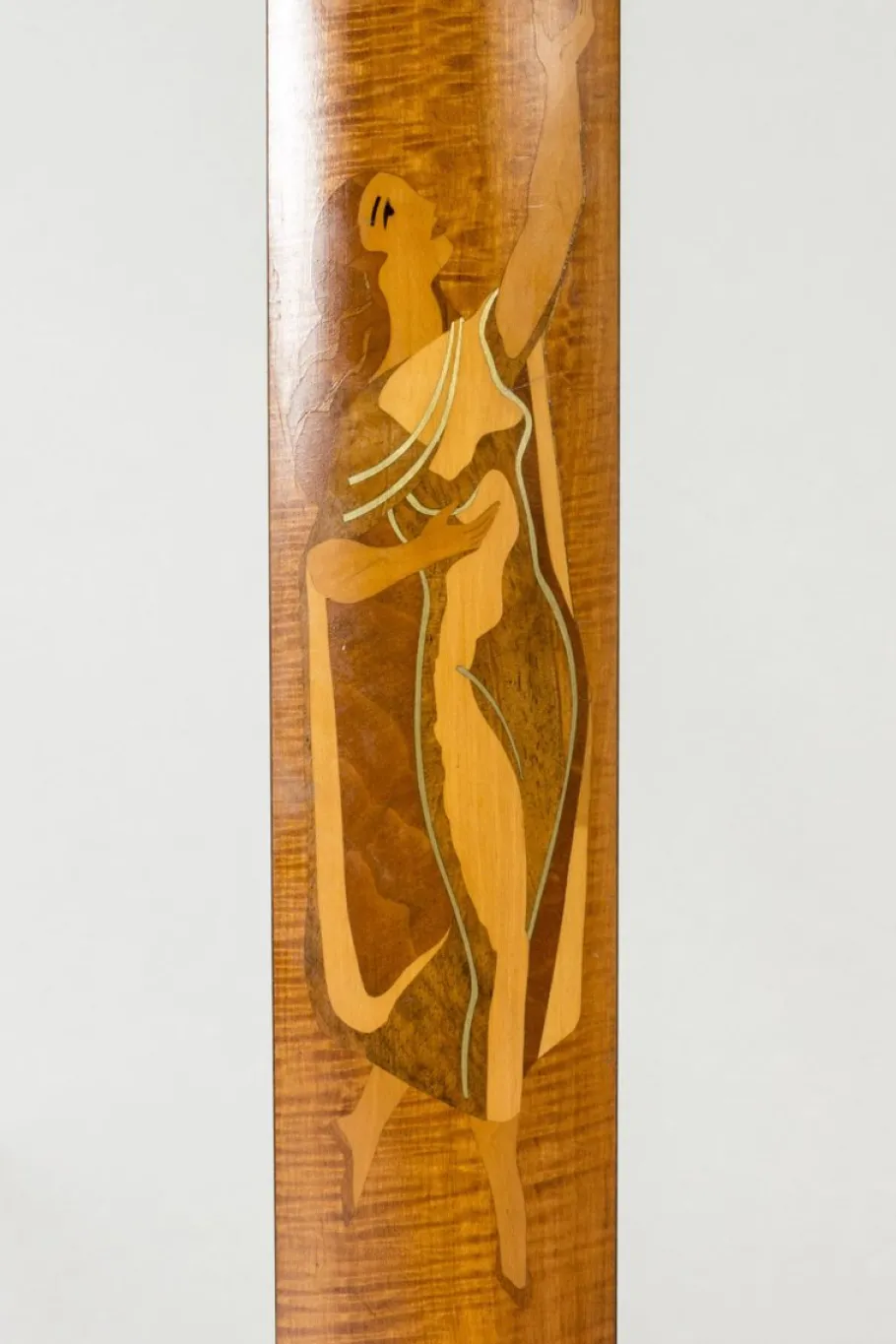 Best Pamono Swedish Modern Floor Lamp from Mjölby Intarsia, 1930s