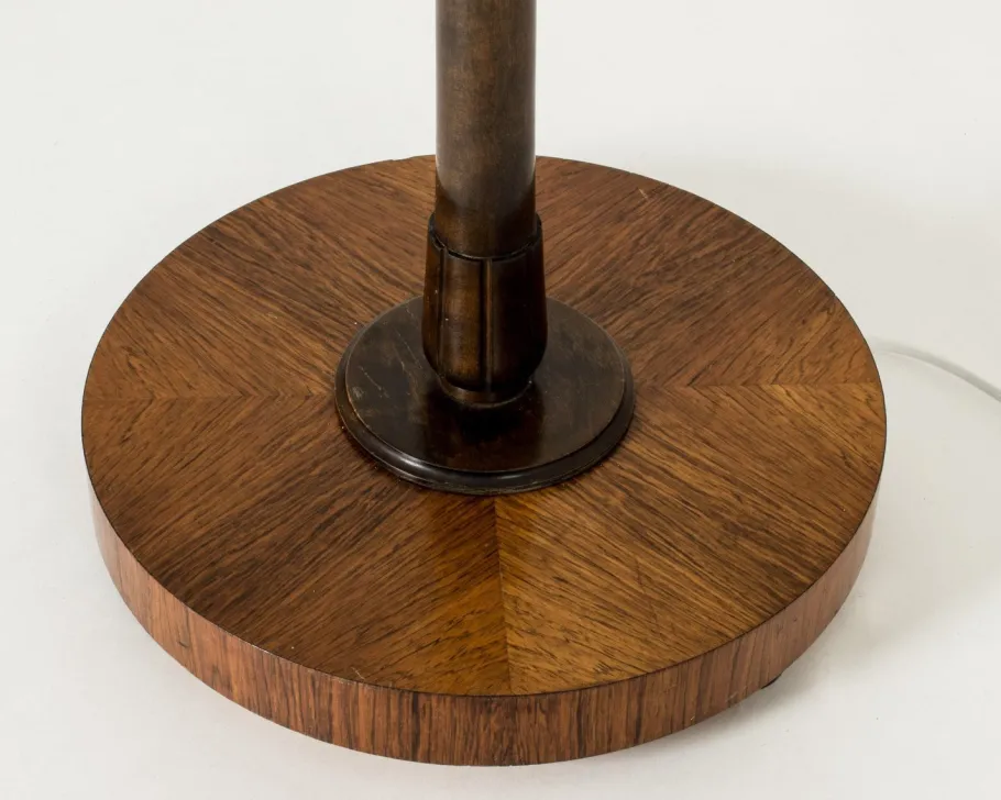 Best Pamono Swedish Modern Floor Lamp from Mjölby Intarsia, 1930s