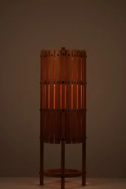 Outlet Pamono Swedish Modern Pine Floor Lamp by Axel Einar Hjorth, 1960s