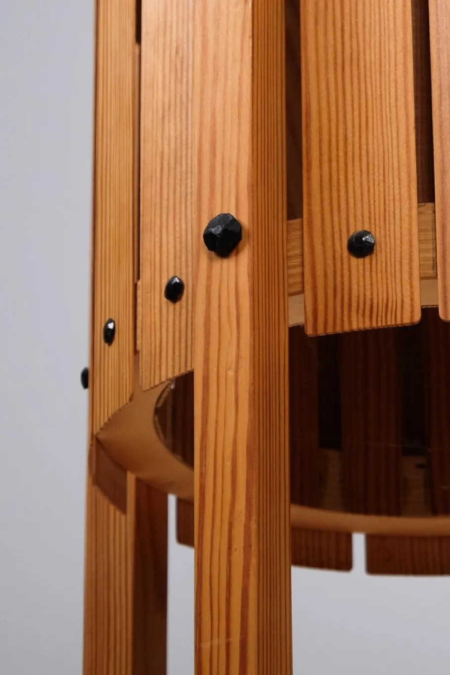 Outlet Pamono Swedish Modern Pine Floor Lamp by Axel Einar Hjorth, 1960s