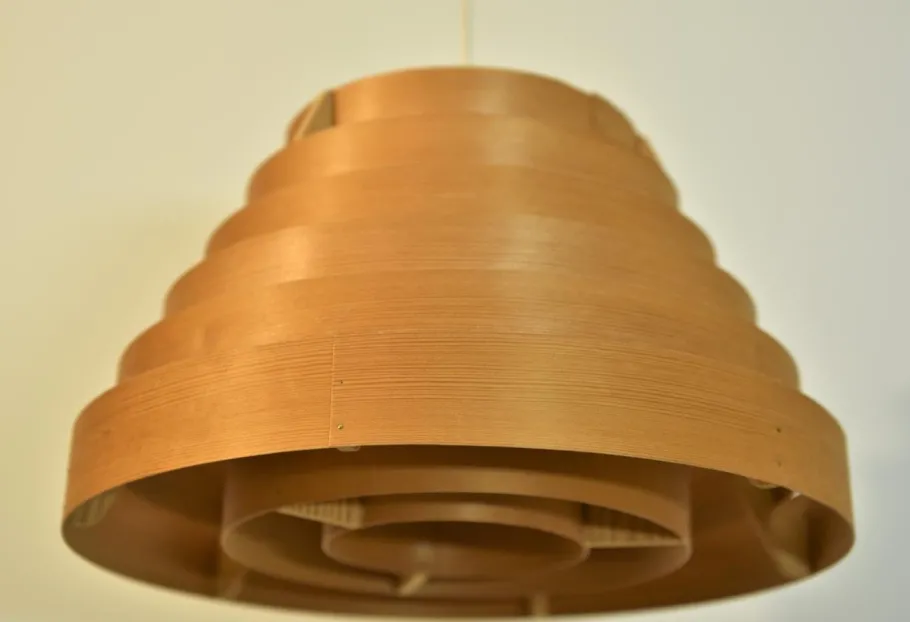 Clearance Pamono Swedish Pine Pendant Lamp Ellysett Model T454 by Hans-Agne Jakobsson