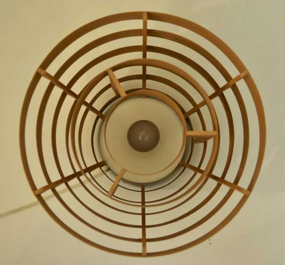 Clearance Pamono Swedish Pine Pendant Lamp Ellysett Model T454 by Hans-Agne Jakobsson