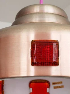 Discount Pamono Swedish Space Age Pendant Light attributed to Erik Höglund, 1960s