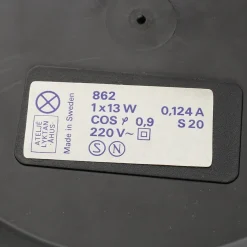 Outlet Pamono Swedish Table Lamp by Andehrs Person for Ateljé Lyktan, 1970s