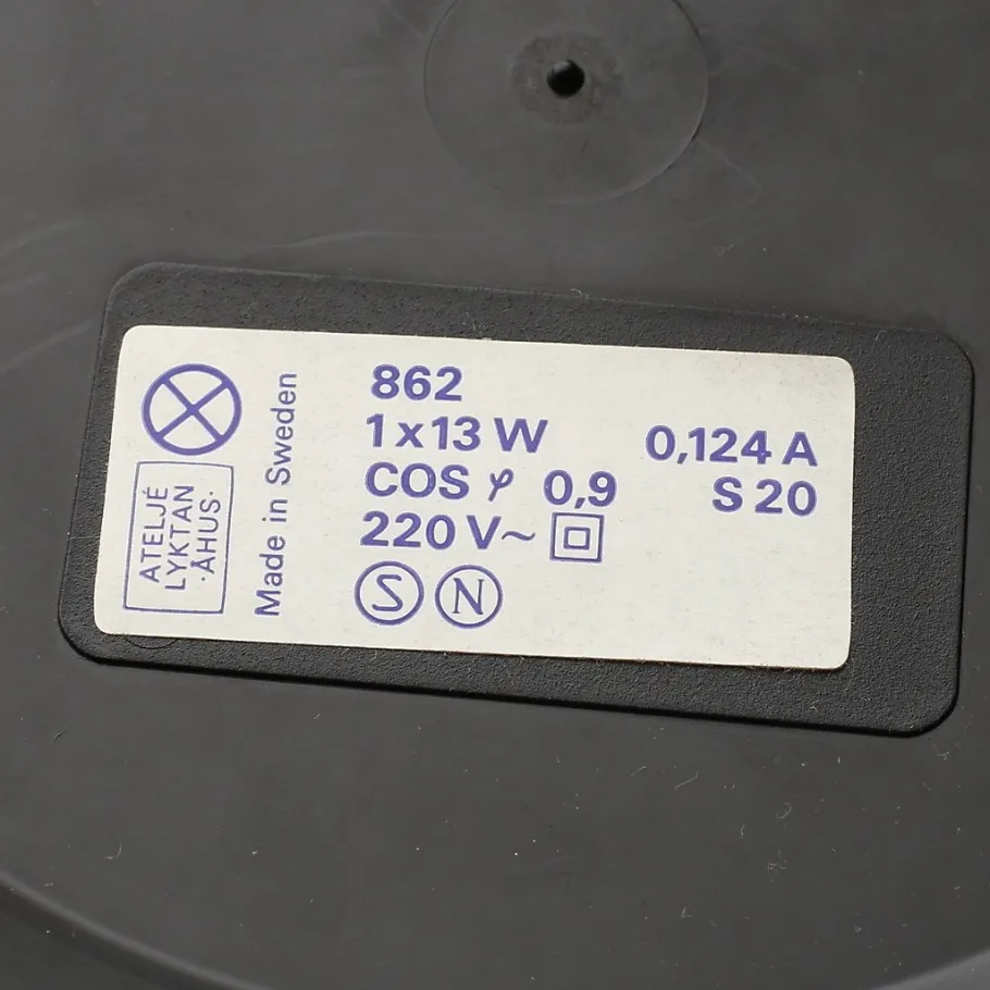 Outlet Pamono Swedish Table Lamp by Andehrs Person for Ateljé Lyktan, 1970s