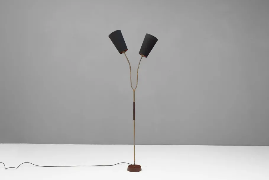 Sale Pamono Swedish Twin Neck Floor Lamp, 1960s