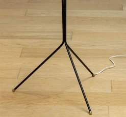 Discount Pamono Swedish with Jute Fabric Shades Floor Lamp by Svend Aage Holm-Sørensen, 1950s