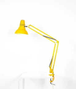New Pamono Swedish Yellow Table Lamp by Luxo, 1970s