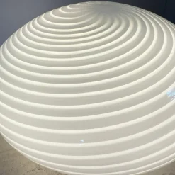 Discount Pamono Swirl Flush Mount, Italy, 1970s