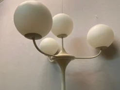 Outlet Pamono Swiss White Atomic Floor Lamp by E.R. Nele & Bill for Temde, 1960s