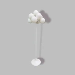 Sale Pamono Swiss White Atomic Floor Lamp by E.R. Nele & Bill for Temde, 1960s