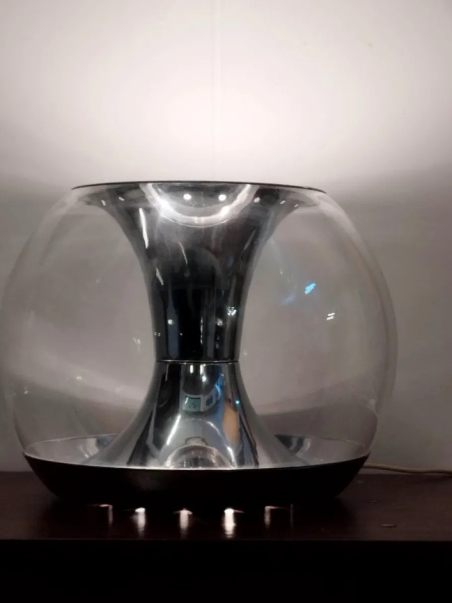 Discount Pamono T417 Table Lamp from Luci Italia, 1970s