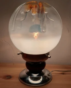 Discount Pamono Table Lamp attributed to Toni Zuccheri for Mazzega, Italy, 1970s