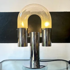 Clearance Pamono Table Lamp attributed to Aldo Nason for Mazzega, Italy, 1960s