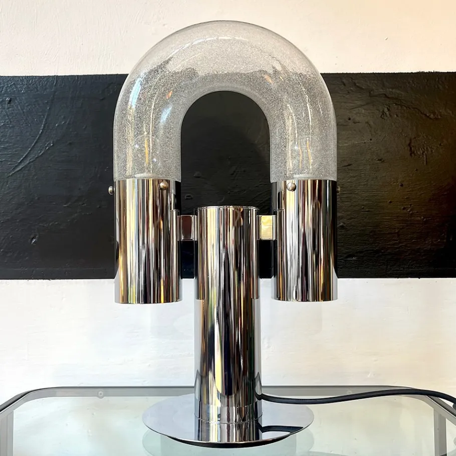 Clearance Pamono Table Lamp attributed to Aldo Nason for Mazzega, Italy, 1960s