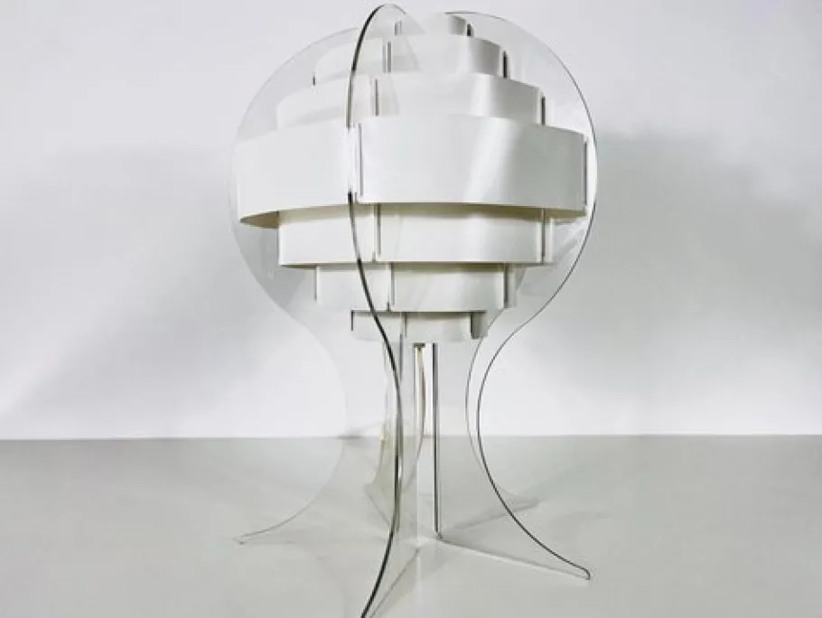Discount Pamono Table Lamp attributed to Flemming Brylle & Preben Jacobsen, Denmark, 1960s