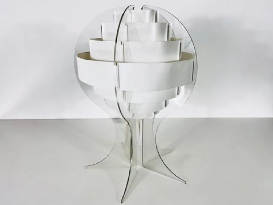 Discount Pamono Table Lamp attributed to Flemming Brylle & Preben Jacobsen, Denmark, 1960s