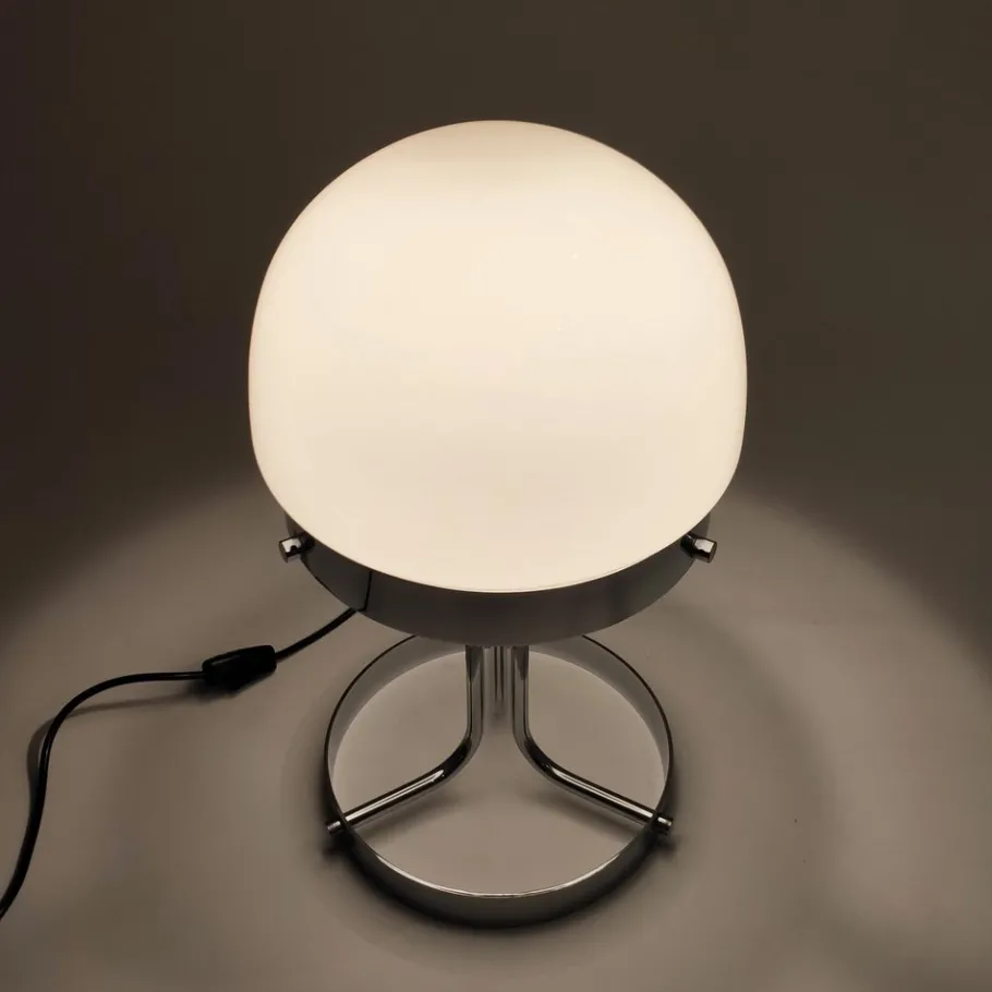 Pamono Table Lamp by André Ricard for Metalarte, 1969