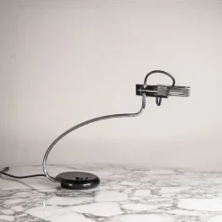 Outlet Pamono Table Lamp by Bruno Gecchelin for Oluce, 1970s